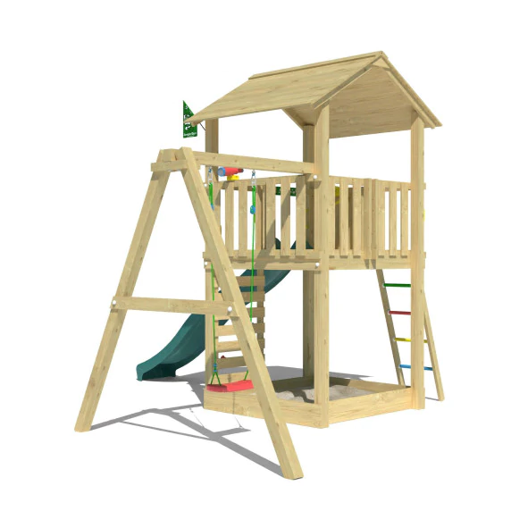 Childrens Wooden Swing • Sierra 1-Swing Childrens Wooden Swing • Sierra 1-Swing