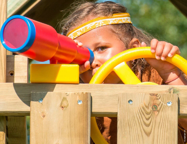 Wooden Swing and Slide Set • Cubby 2-Swing Wooden Swing and Slide Set • Cubby 2-Swing