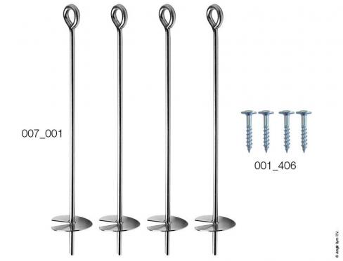 Ground anchor kit (4x)