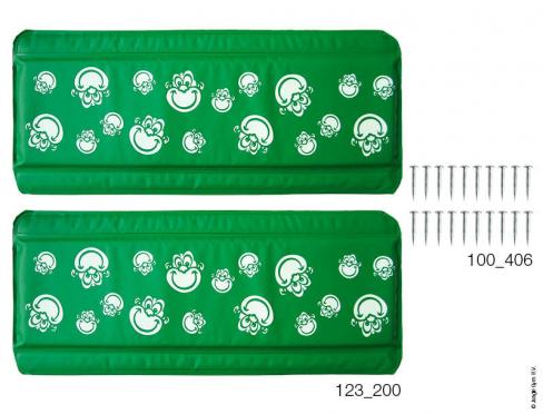 Bumper Pad Green (2 pcs)